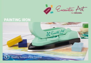 99530100 Encaustic Art Painting Iron
